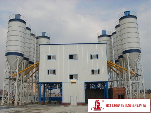 HZS120商品混凝土攪拌站